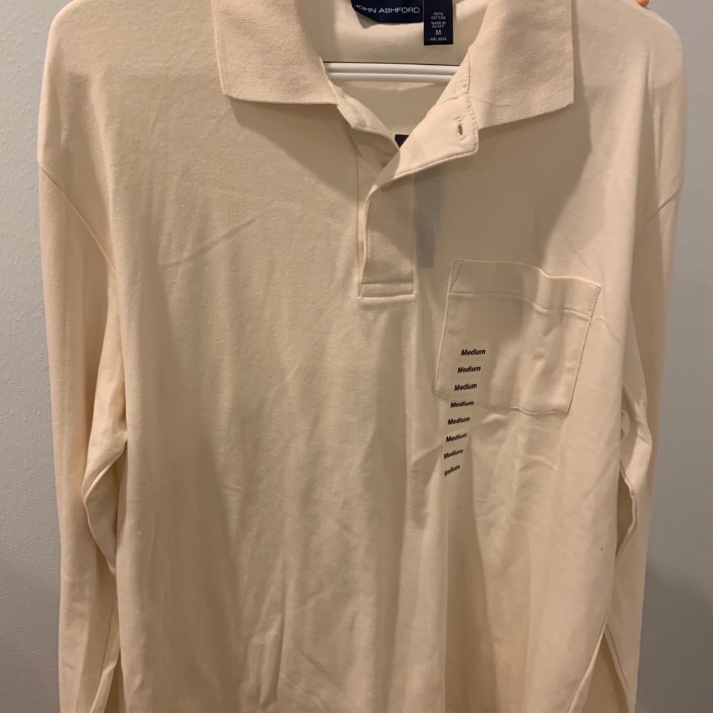 Long-Sleeve Polo for Men (M)